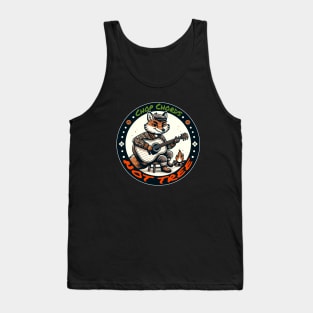 Foxy Guitarist Strumming, Natures Harmony Tank Top